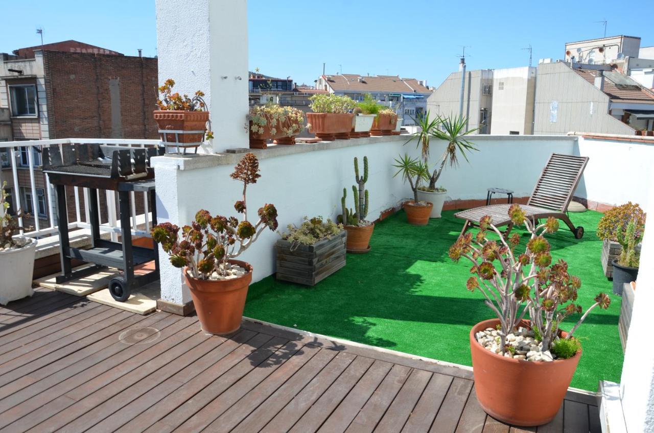 Barcelona Sunny Terrace Lägenhet Exteriör bild